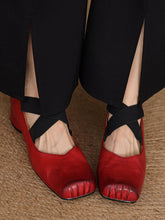 Load image into Gallery viewer, Women&#39;s Strappy High Heels Mary Jane Shoes  Ballet Genuine Leather Shoes