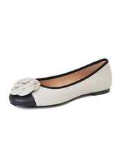 Load image into Gallery viewer, Women&#39;s Flat Heel Balletcore Round Toe Leather Vintage Shoes