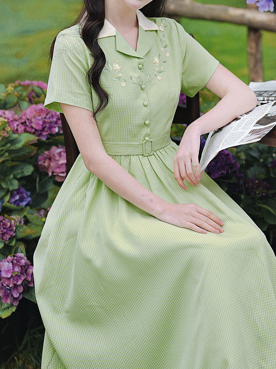 Green Plaid Short Sleeve 1950S Vintage Shirt Dress – Jolly Vintage