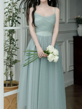 Load image into Gallery viewer, 2PS Mint Green Balletcore Cross Strap Mesh Tutu Dress with Matching Cardigan