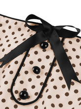Load image into Gallery viewer, 1950S Blue Polka Dots Vintage Swing Dress
