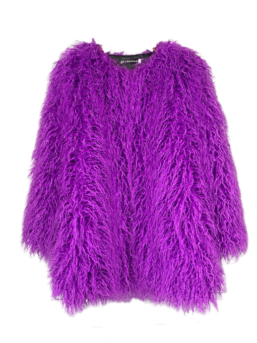 Faux Fur Coat Women Long Sleeve Taylor Swift Same Style Winter Coat