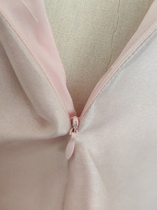 Pink Off The Shoulder Corset Satin Party Mini Dress