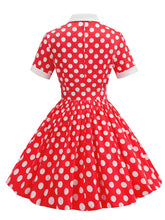Load image into Gallery viewer, Kids Little Girls&#39; Dress Polka Dots 1950S Vintage Dress
