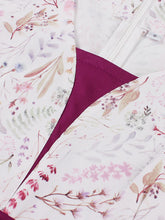 Load image into Gallery viewer, White V Neck Print 1950s Vintage Swing Dress