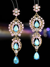 Load image into Gallery viewer, Luxury Zircon Tassel Artifact Vinatge Earrings