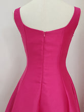 Load image into Gallery viewer, Rose Satin Sleeveless Classic 1950S Vintage Sweet Party Dress