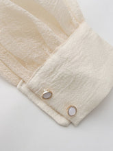 Load image into Gallery viewer, Gold Foil Butterfly Print Pink Vintage Square Neck Maxi Dress with Sheer Bubble Sleeves