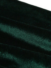 Load image into Gallery viewer, Christmas Green V Neck Velvet 1950S Vintage Swing Dress