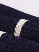 Load image into Gallery viewer, 1950S Navy Short Sleeve Vintage Swing Dress