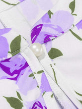 Load image into Gallery viewer, Floral Sleeveless Halter Neck 50S Swing Christmas Dress