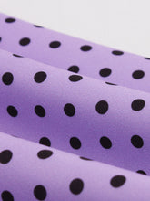 Load image into Gallery viewer, Audrey Hepburn Style Polka Dots 1950s Puff Sleeve Vintage Dress