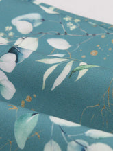 Load image into Gallery viewer, Retro Teal Lapel Collar Sleeveless A-Line Swing Dress with Pocket
