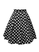 Load image into Gallery viewer, 1950S Red Polka Dots High Wasit Pleated Swing Vintage Skirt