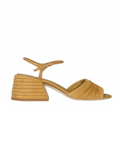 Women's Open Toe Strap Chunky Heel  Sandals Leather Vintage Shoes