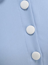 Load image into Gallery viewer, 1950s Vintage Baby Blue Peter Pan Collar Sleeveless Retro Swing Dress