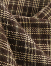 Load image into Gallery viewer, Big BowKnot Brown Plaid 3/4 Sleeve 1950S Vintage Dress Inspired By Mrs. Maisel