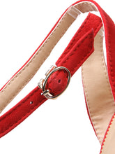 Load image into Gallery viewer, Women&#39;s Open Toe Bow Wedge Heel Sandals Leather Vintage Shoes