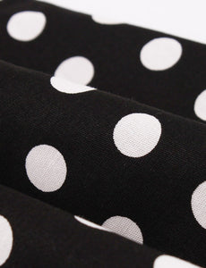 BowKnot Collar Polka Dots Vintage 1950S Dress