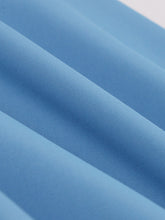 Load image into Gallery viewer, Blue Bow Sleeve V Neck 1950S Vintage Swing Dress