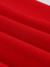 Load image into Gallery viewer, Black and Red Sweet Heart Collar Cap Sleeve 1950S Vintage Dress