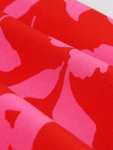 Load image into Gallery viewer, Red Floral Print Sweet Heart Collar Cap Sleeve 1950S Vintage Swing Dress