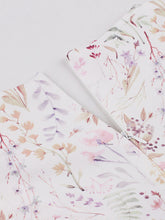 Load image into Gallery viewer, White V Neck Print 1950s Vintage Swing Dress