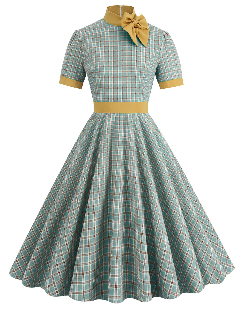 1950S DRESSES - Vintage & Retro Style Dresses Online | Jollypopwear   Tagged "Plaid" Jolly Vintage