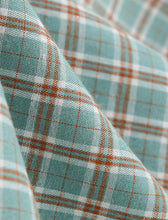 Load image into Gallery viewer, Sweat V Neck Plaid 1950S Vintage Swing Dress
