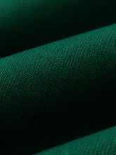 Load image into Gallery viewer, 1960s Dark Green Short Sleeve Bodycon Dress with Contrast White Collar