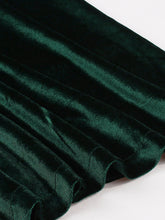 Load image into Gallery viewer, Christmas Green V Neck Velvet 1950S Vintage Swing Dress
