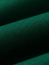 Load image into Gallery viewer, 1950s Emerald Green Bow Tie Swing Dress 3/4 Sleeves