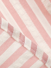 Load image into Gallery viewer, Pink Vertical Stripe Sailor Collar Vintage Dress