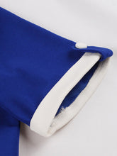 Load image into Gallery viewer, Christmas Green Peter Pan Collar 1950s Swing Vintage Dress