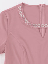Load image into Gallery viewer, Vintage 1950s Dusty Pink Swing Dress