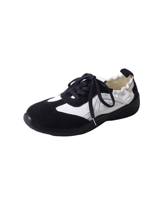 Women's Balletcore Ribbon Grey Sneakers