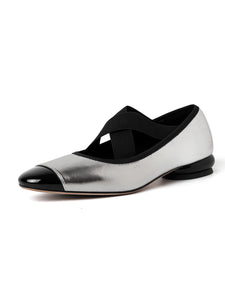 Women's Flat Heel Balletcore Square Toe Hollow Belt Leather Vintage Shoes
