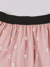 Load image into Gallery viewer, 1950S Daisy High Wasit Pleated Swing Vintage Skirt