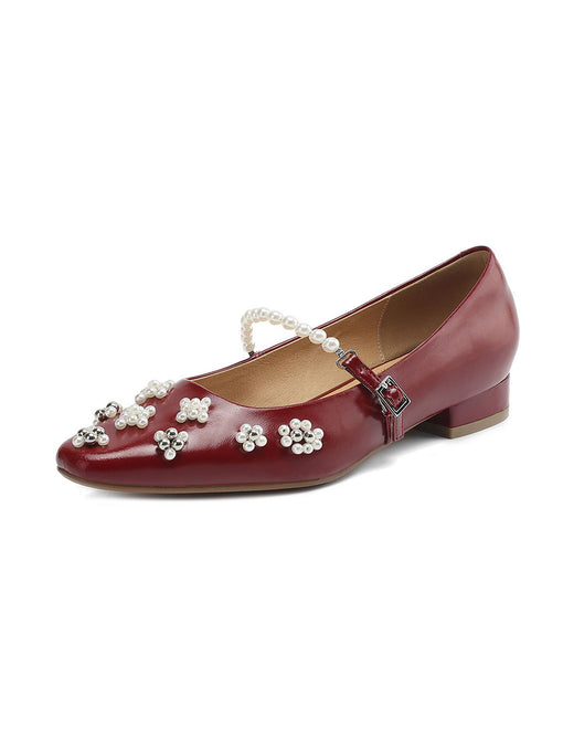 Luxury Mary Jane Flat Vintage Shoes For Women