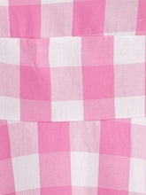Load image into Gallery viewer, Pink And White Plaid Halter Barbie Same Style 1950S Vintage Dress
