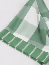 Load image into Gallery viewer, Christmas Green Plaid 1950S Cotton Swing Dress
