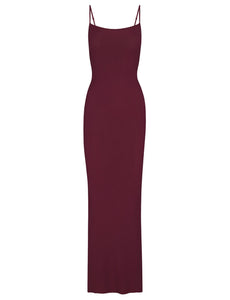 White Spaghetti Strap Bodycon Dress Sexy Comfortable Dress