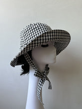 Load image into Gallery viewer, Pink Gingham Wide-brimmed Hat