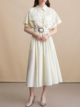 Load image into Gallery viewer, Pink Short Sleeve Classic 1950S Vintage Shirt Dress