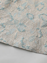Load image into Gallery viewer, Blue Audrey Hepburn Style Sleeveless Vintage 3D Floral Jacquard Vintage Party Gown