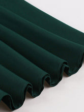 Load image into Gallery viewer, Vintage Green Button Swing Shirt Dress