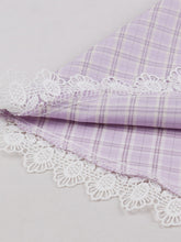 Load image into Gallery viewer, 1950s Purple Plaid Vintage Halter Swing Dress