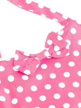 Load image into Gallery viewer, Kids Little Girls' Dress Bow Halter Polka Dots Sleeveless Cotton 1950S Vintage Dress