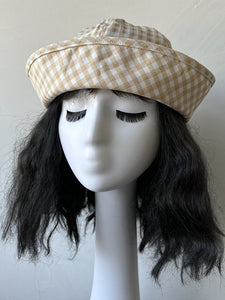 Sailor Hat Sweet Plaid Hat