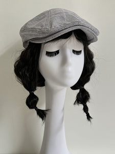 Denim Flat Cap